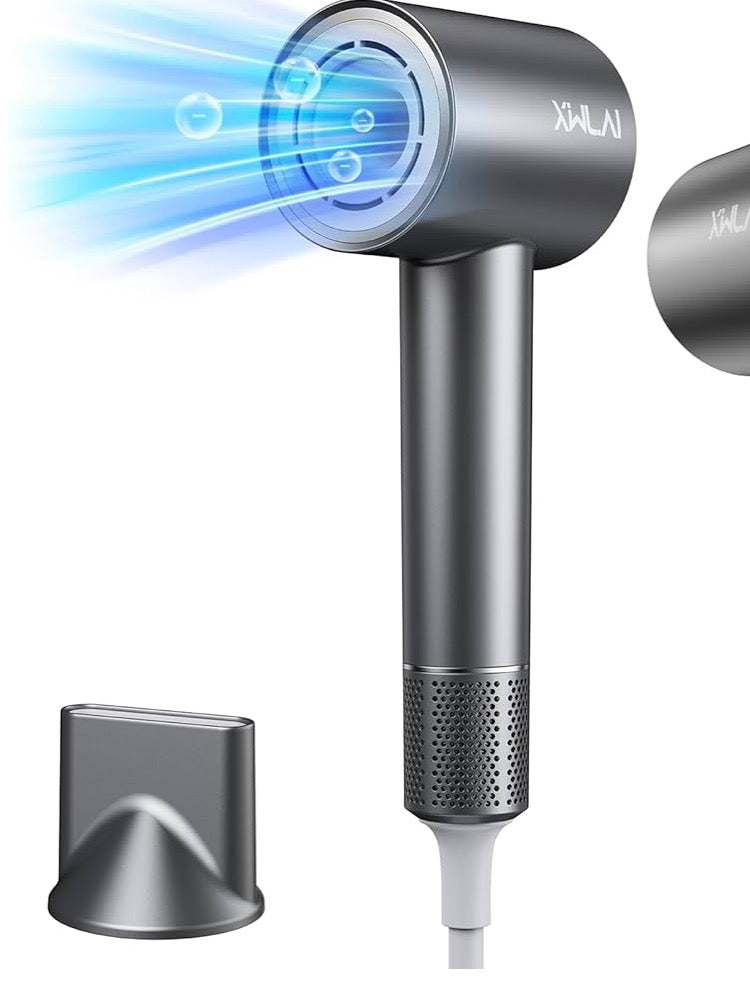 Hair Dryer, 110000 RPM High-Speed Brushless Motor Negative Ionic Blow Dryer for Fast Drying,
