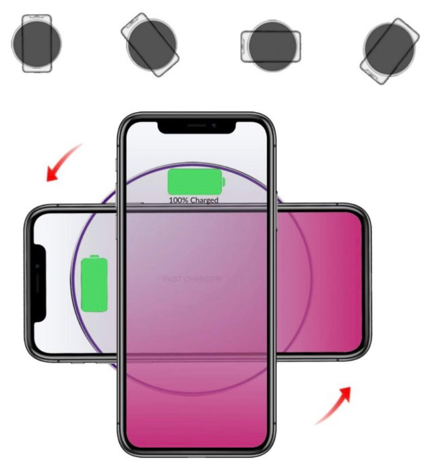 fast wireless charger iphone dock
