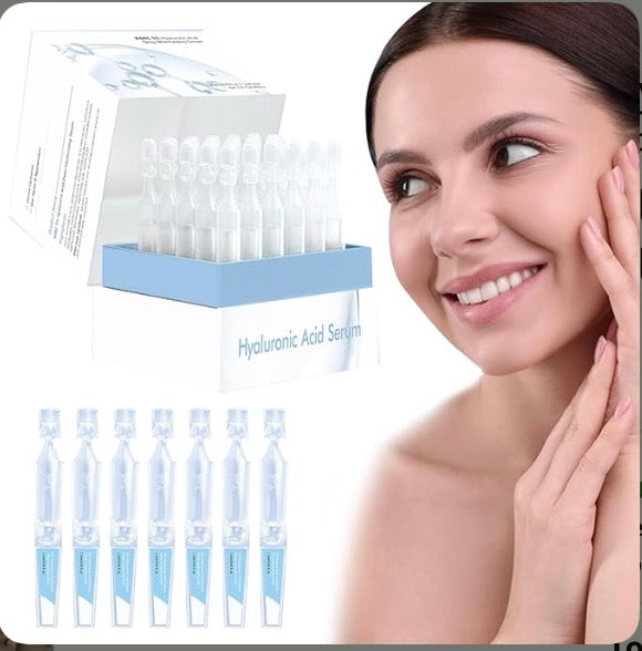 Hyaluronic Acid Serum,KOEC 3% Hyaluronic Acid Serum Ultra-Hydrating Vials, 1PCS Ultra Hydrating Skin Care Deep Moisturizing Facial