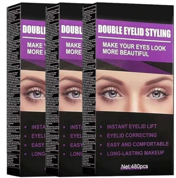 Waterproof Double Eyelid Tapes,Invisible Waterproof Double Eyelid Tape for Hooded Eyes Invisible, Instant Eyelid Lifter for Heavy Saggy, Uneven, Mono-eyelids