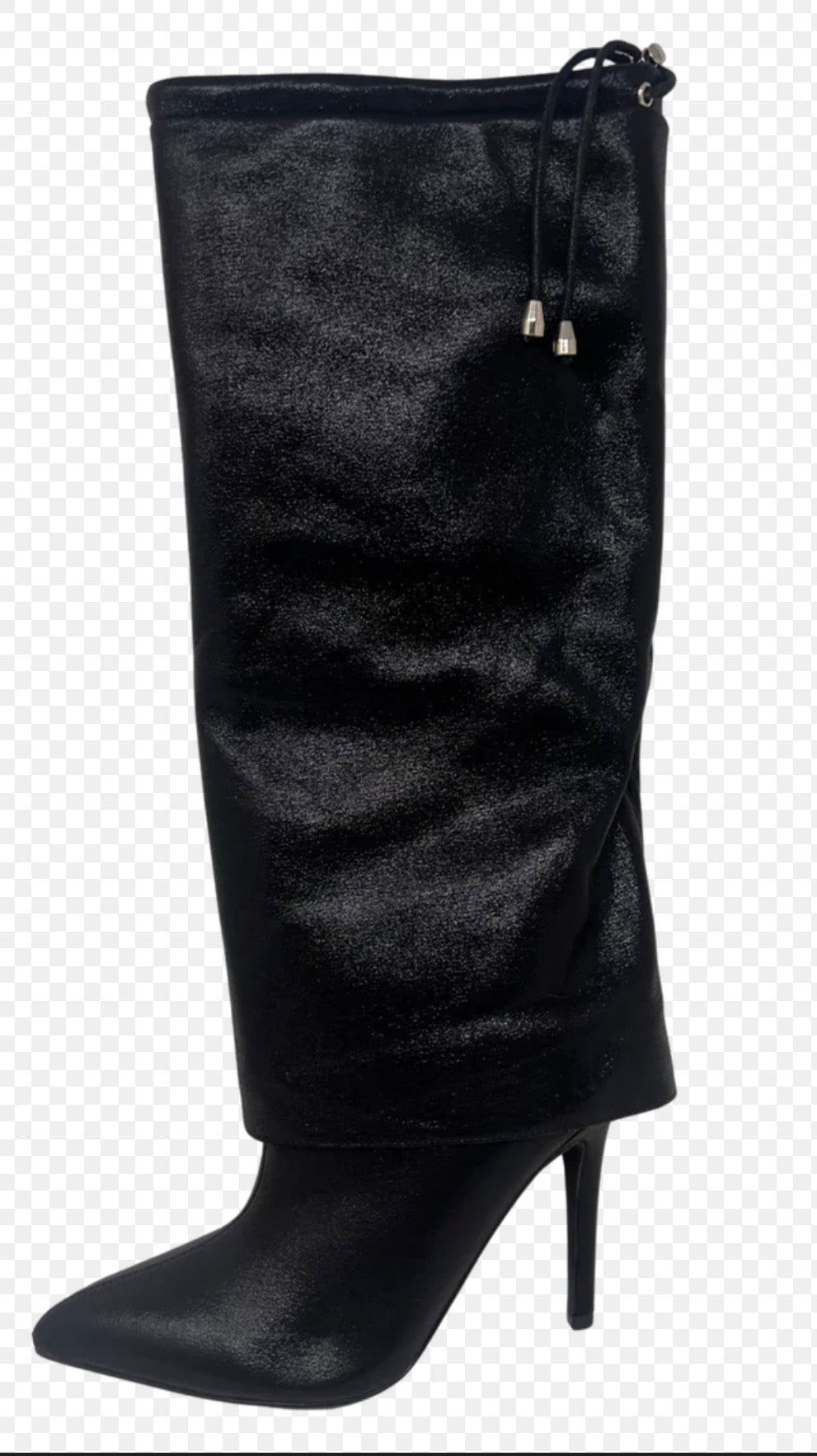 Knee High, Fold Over Knee High Boots, Pointed Toe