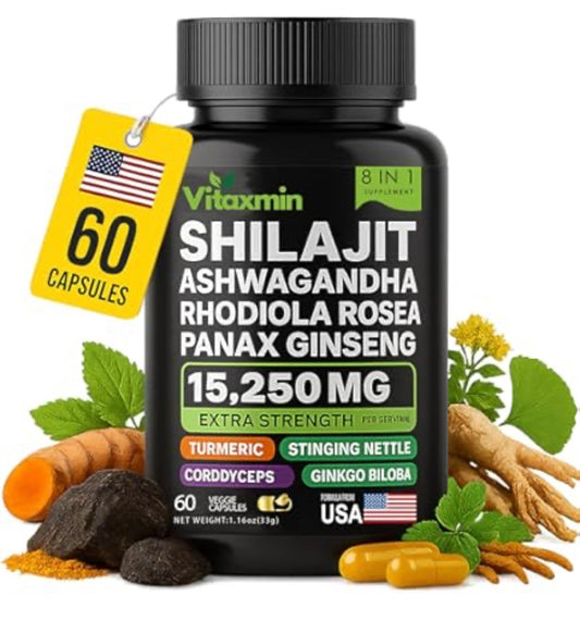 Sea Moss & Shilajit Combo Supplement
