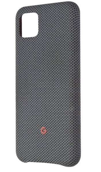 Google Pixel 4 XL Polycarbonate Case, Sorta Smokey Gray, Fabric Embellishment