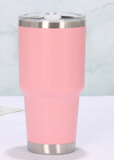 Personalized logo/text 30oz Thermal Tumbler (Pink)