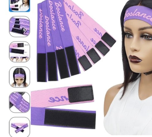 Elastic Band for Lace Frontal Melt, 4 PCS Lace Melting Band for Lace Wigs, Elastic Band for Melting Lace, Lace Band Wig Bands for Edges Wig Melt Band，Wigs Supplies, Wig Accessories(4 Count -Pack of 1